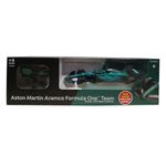 carrinho de controle remoto 7 funções - aston martin aramco formula one 1/20 - candide
