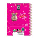 caderno universitário 1x1 mih tanino líder de torcida wire-o