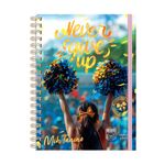 caderno universitário 1x1 mih tanino never give up wire-o