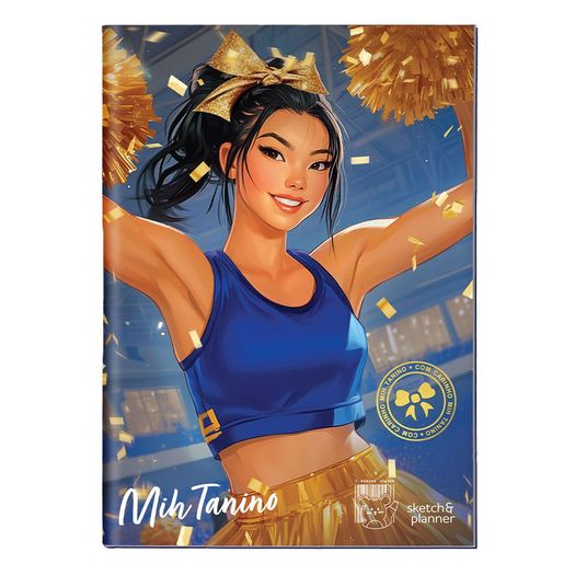 caderno brochurão mih tanino líder de torcida caderno brochurão mih tanino líder de torcida