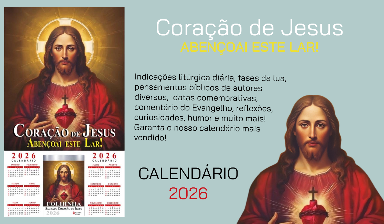 Mob - Folhinha do sagrado coração 2026