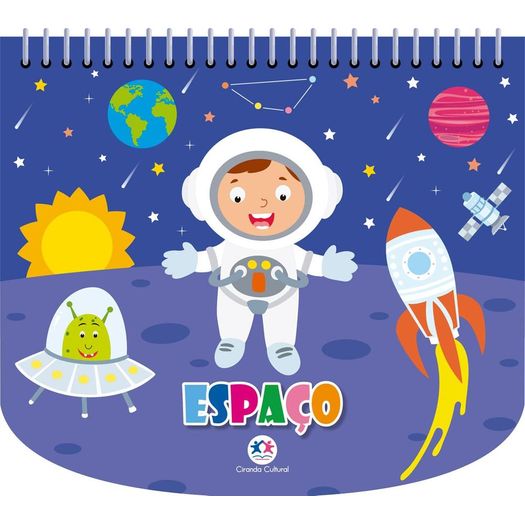 espaço - livro com canetinha