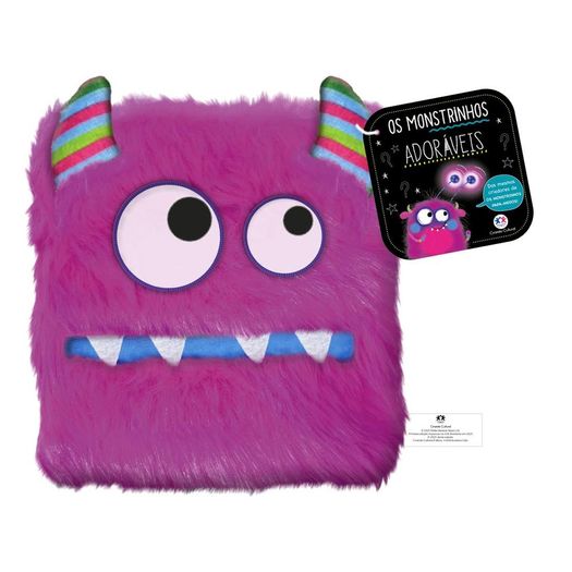 os monstrinhos adoráveis - livro de pelúcia