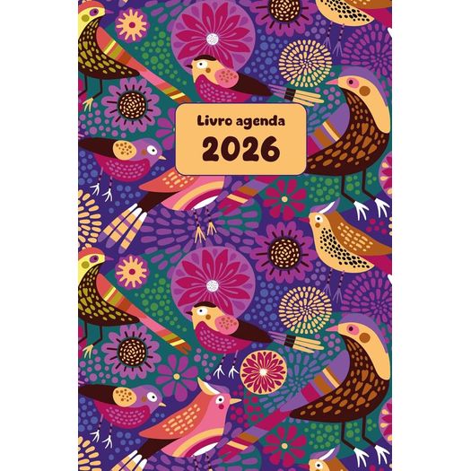 livro pássaros - agenda 2026