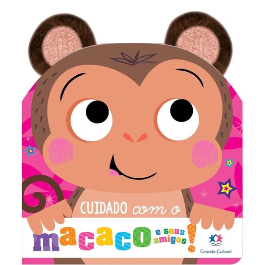cuidado com o macaco e seus amigos! orelhinhas de pelúcia cuidado com o macaco e seus amigos! orelhinhas de pelúcia