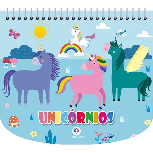 unicórnios - livro com canetinha
