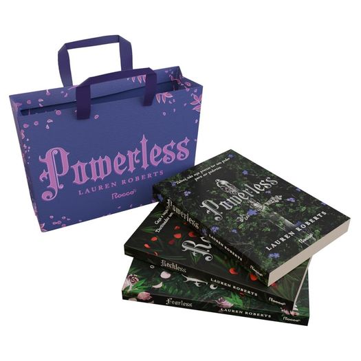 coleção série powerless: acompanha bolsa