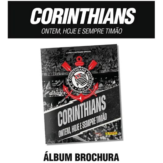 corinthians 115 anos - álbum brochura - panini colecionável corinthians 115 anos - álbum brochura - panini colecionável