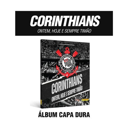 corinthians 115 anos - álbum capa dura - panini colecionável corinthians 115 anos - álbum capa dura - panini colecionável