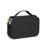 estojo box com alça 4 zíper bak pak diversas cores