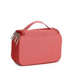 estojo box com alça 4 zíper bak pak diversas cores