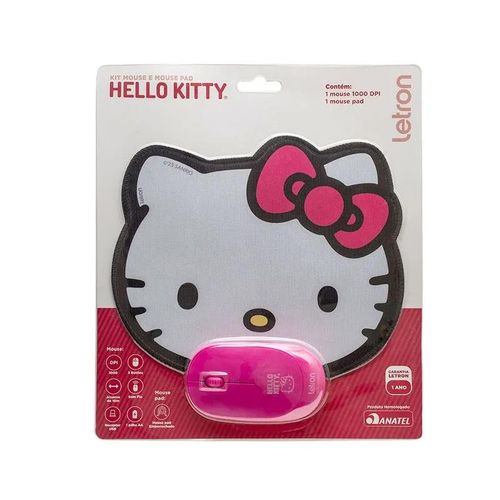 kit mouse + mouse pad hello kitty
