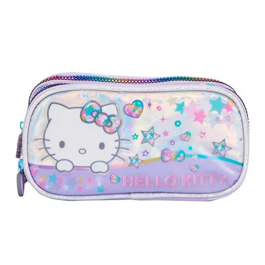 estojo triplo hello kitty s