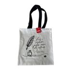 sacola tecido ecobag ler é sonhar pela mão de outrem