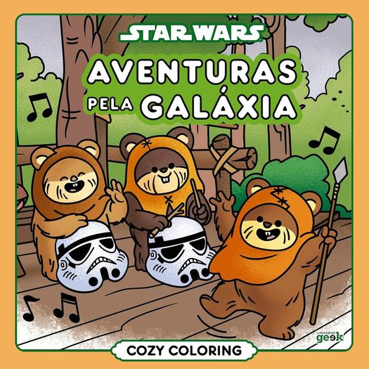 star wars: aventuras pela galáxia - livro de colorir