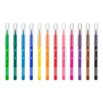 caneta hidrográfica mega 12 cores tris