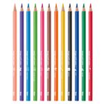lápis de cor 24 cores mega softcolor tris