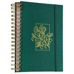 meu plano perfeito - planner sem data - capa dura tecido verde 2026