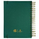 meu plano perfeito - planner sem data - capa dura tecido verde 2026