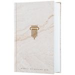 bíblia de estudo acf - capa marmorizada