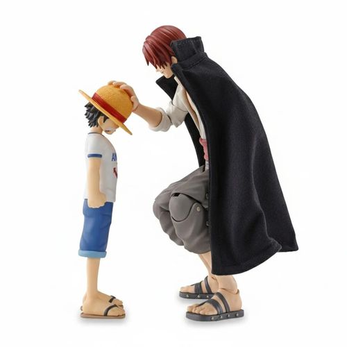 shanks - and monkey d. luffy - childhood - one piece - s.h.figuarts - bandai