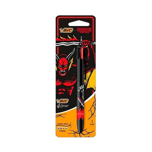 caneta-esferografica-4-cores-1.0mm-stranger-things-hellfire-club
