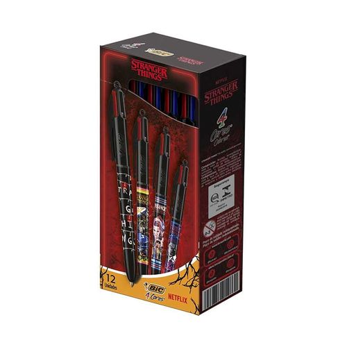 caneta-esferografica-4-cores-1.0mm-stranger-things-temporadas-4-unidades