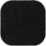 eva 40x48cm atoalhado preto ibel blister