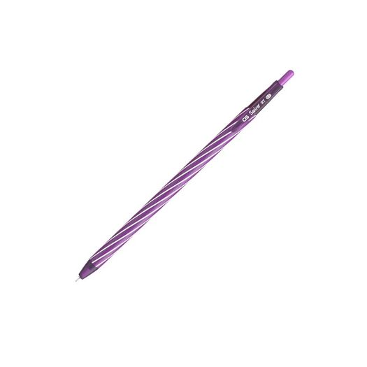 caneta esferográfica 0.7mm spiro retrátil violeta cis caneta esferográfica 0.7mm spiro retrátil violeta cis