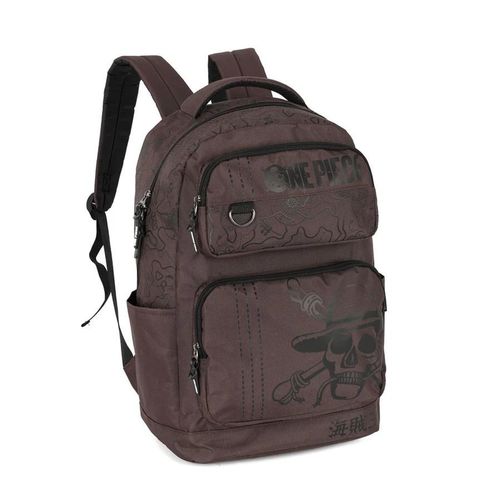 mochila com alça one piece marrom