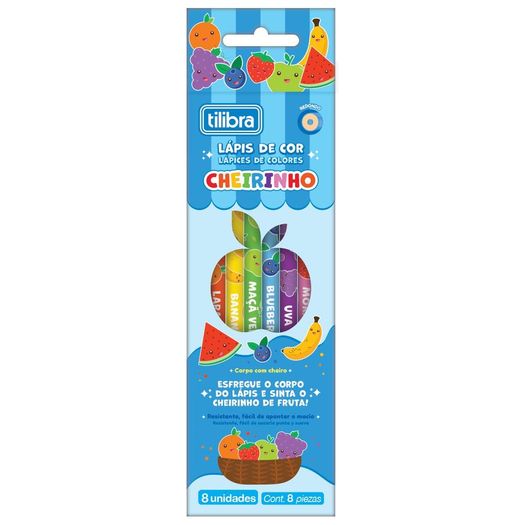 lápis de cor 8 cores cheirinho lápis de cor 8 cores cheirinho