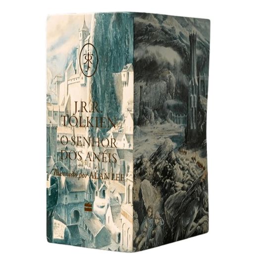 box trilogia o senhor dos anéis - edição com ilustrações de alan lee