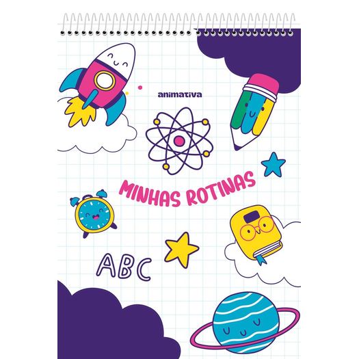 bloco de anotações minhas rotinas animamente bloco de anotações minhas rotinas animamente