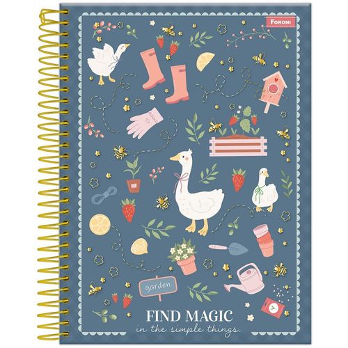 caderno colegial 10x1 milly