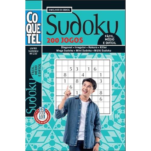 sudoku - nível fácil, médio e difícil 233