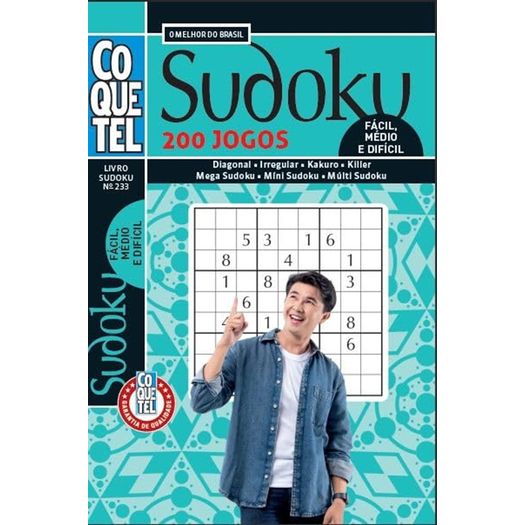 sudoku - nível fácil, médio e difícil 233