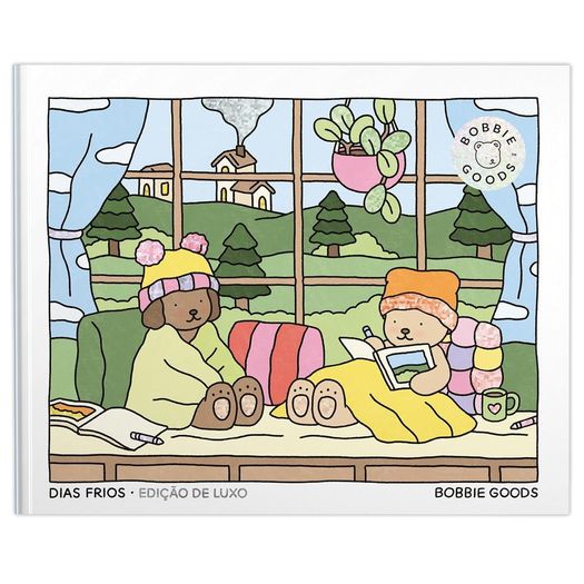 dias frios - livro de colorir oficial bobbie goods - capa dura