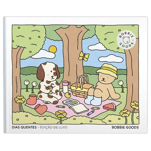 dias quentes - livro de colorir oficial bobbie goods - capa dura