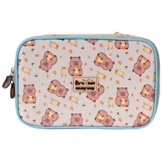 estojo box capivara brownie