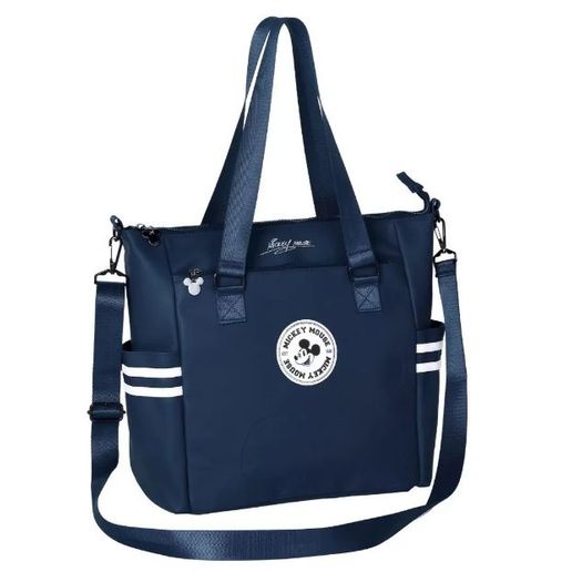 bolsa com alça totebag mickey azul g