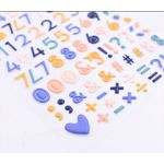 adesivo decorativo números diversos modelos