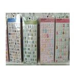 adesivo decorativo números diversos modelos