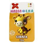 massa para modelar eva 28g 4 cores girafa