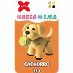 massa para modelar eva 28g 4 cores cachorro