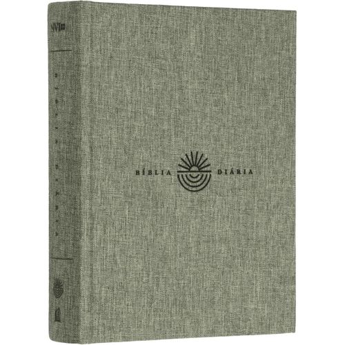bíblia diária nvi - capa dura cinza