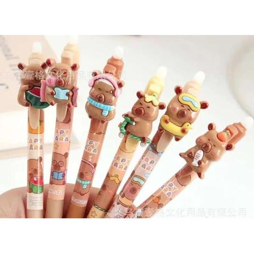 caneta esferográfica com marca texto capivara diversas cores caneta esferográfica com marca texto capivara diversas cores