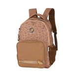 mochila com alça capivara marrom