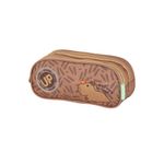 estojo triplo capivara marrom