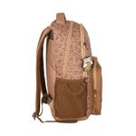 mochila com alça capivara marrom