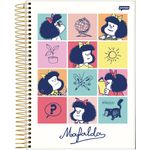caderno universitário 1x1 mafalda
